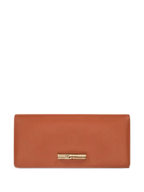 Longchamp Le Roseau leather wallet