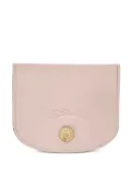 Longchamp embossed-logo cardholder - Pink