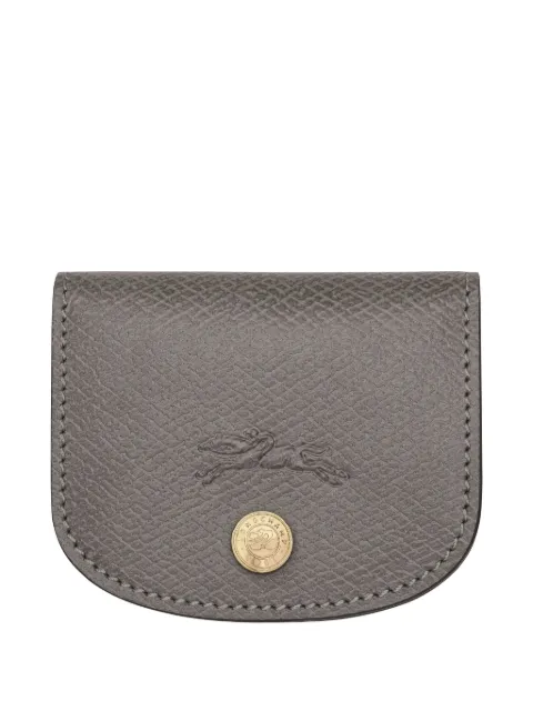 Longchamp textured leather card holder