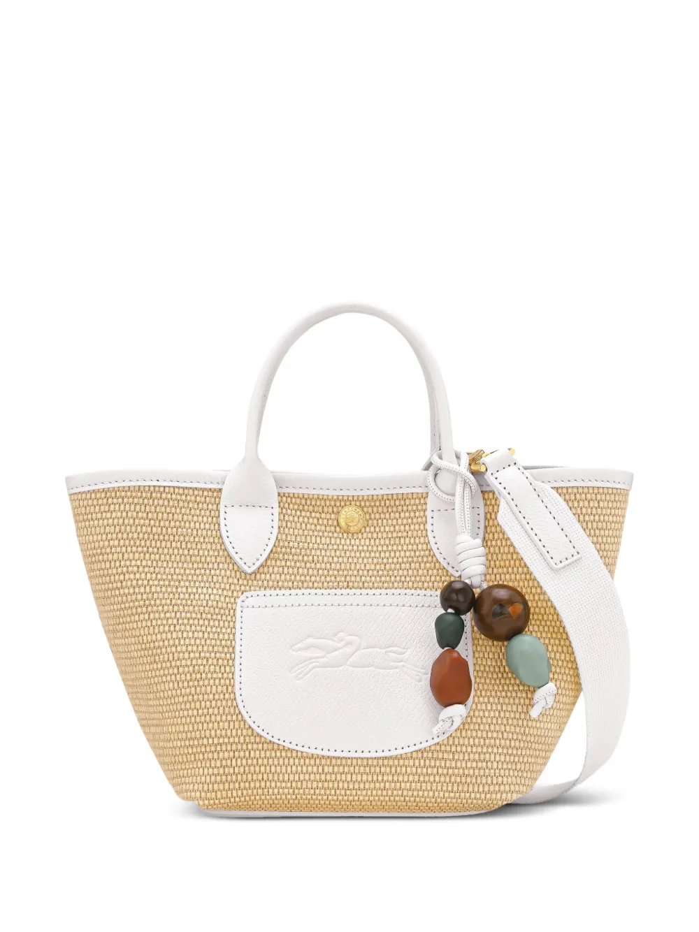 Le Pilage woven straw tote bag