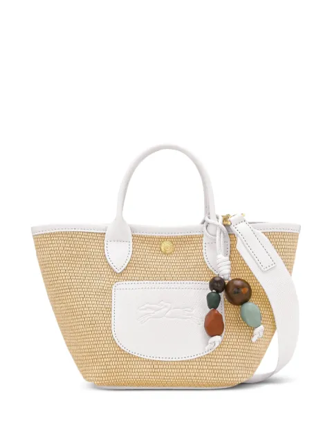 Longchamp Le Pilage woven straw tote bag