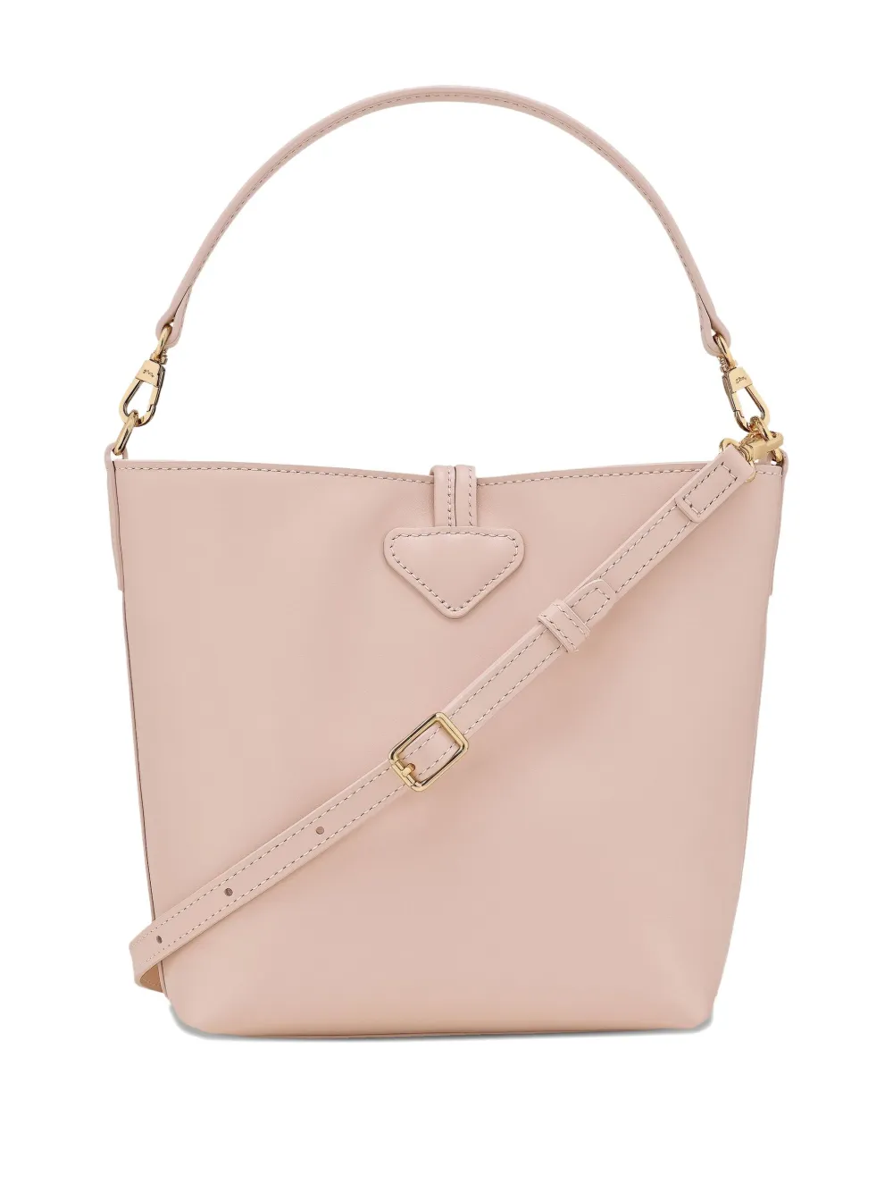 Longchamp Le Roseau mini bucket-tas Roze