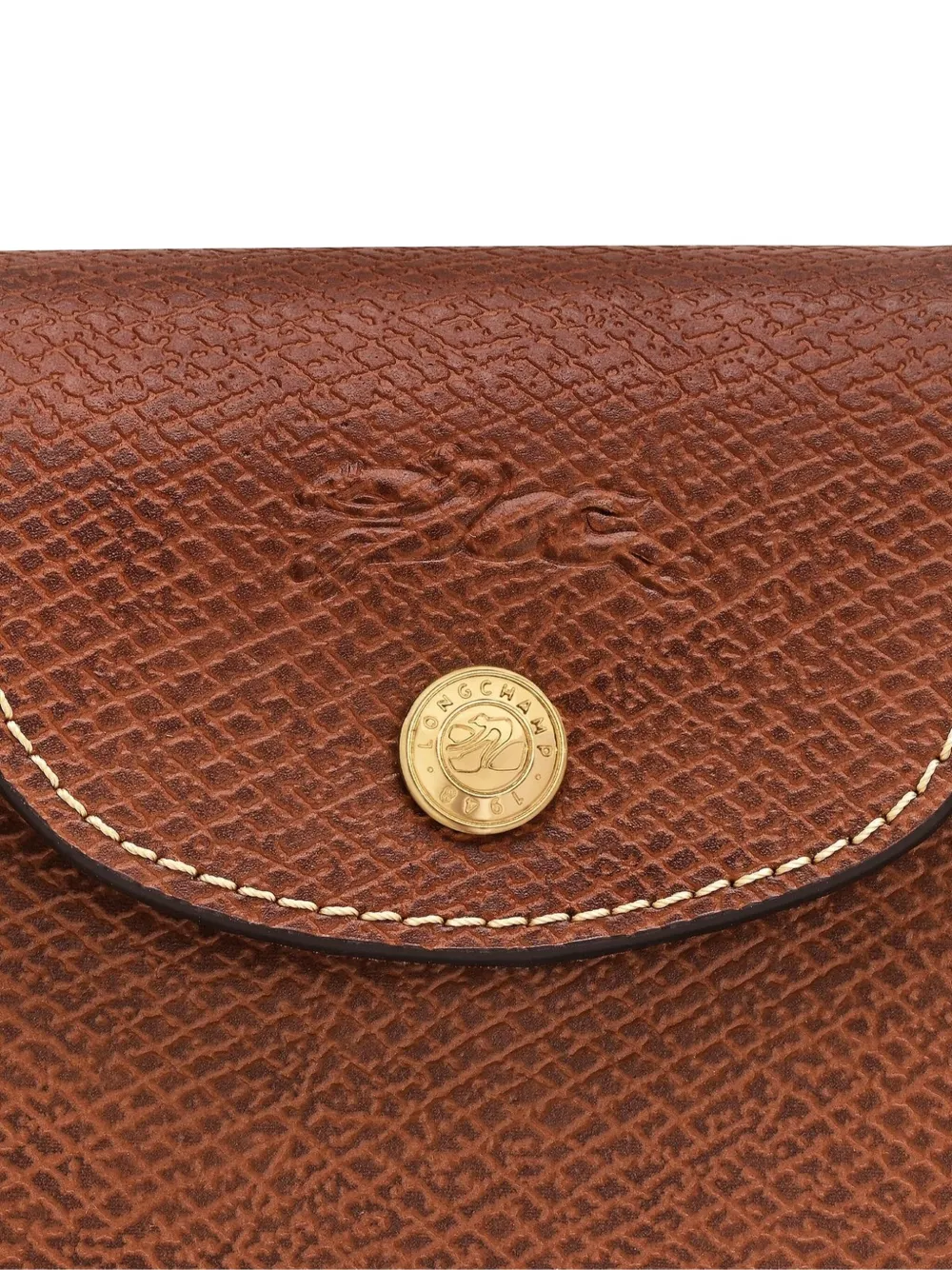 Longchamp Épure leren mini-tas met textuur Bruin