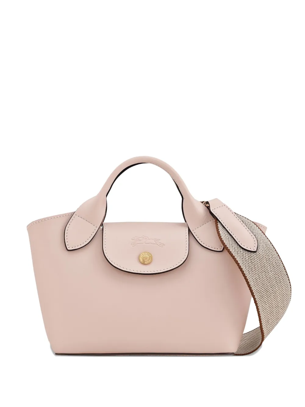 top-handle leather mini bag