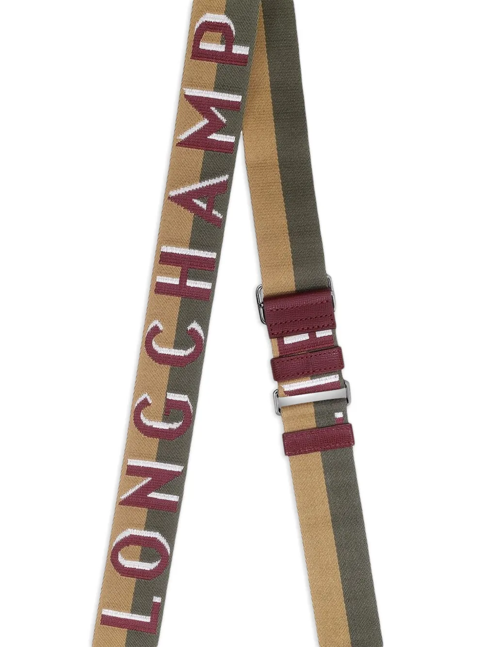 Longchamp logo-jacquard canvas shoulder strap | Image 2