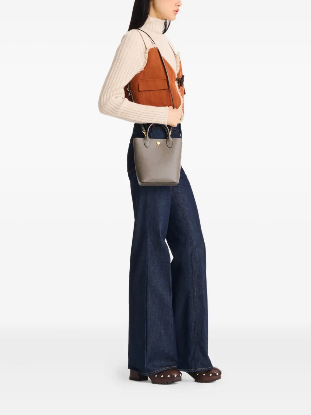 Longchamp Épure mini-tas Grijs