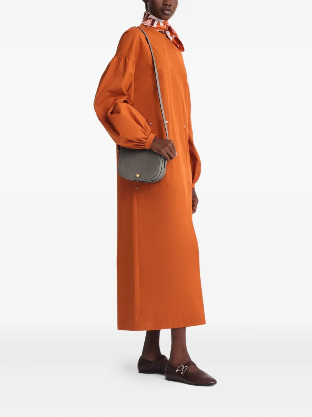 Longchamp Épure adjustable-strap shoulder bag - Grijs