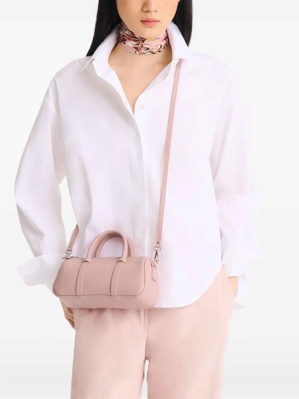 Longchamp Daylong kleine shopper Roze