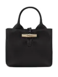 Longchamp Le Roseau XS leather mini bag - Black