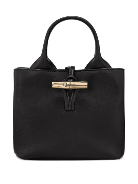 Longchamp Bolsa Le Roseau XS mini de couro