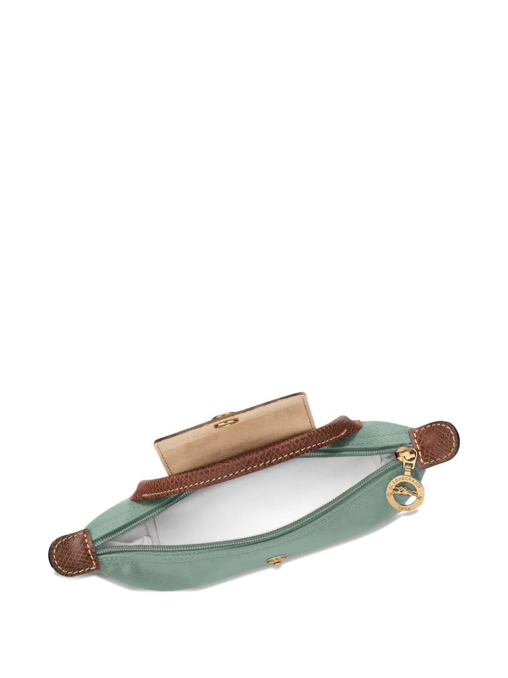 Longchamp Le Pliage clutch Groen