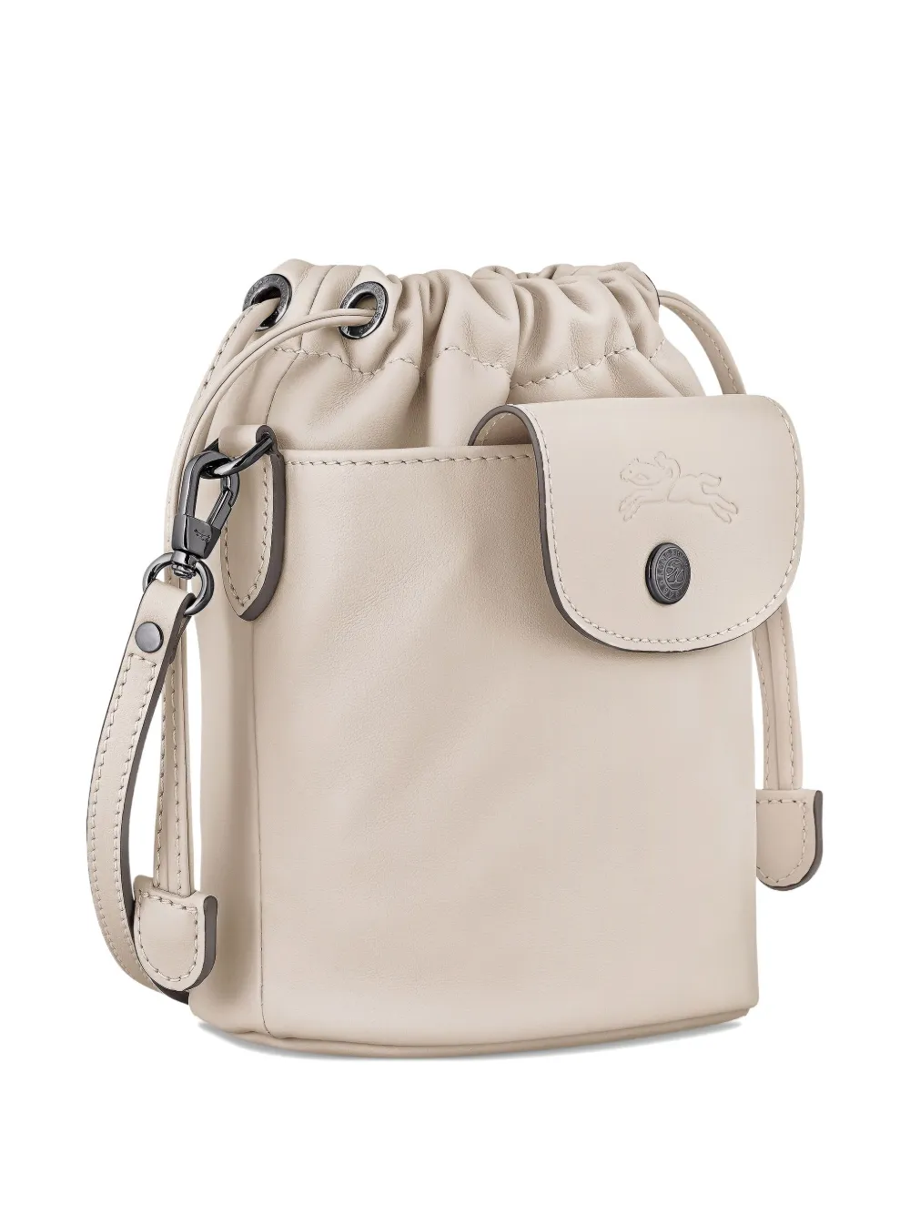 Longchamp Le Pliage Xtra mini bucket-tas Wit