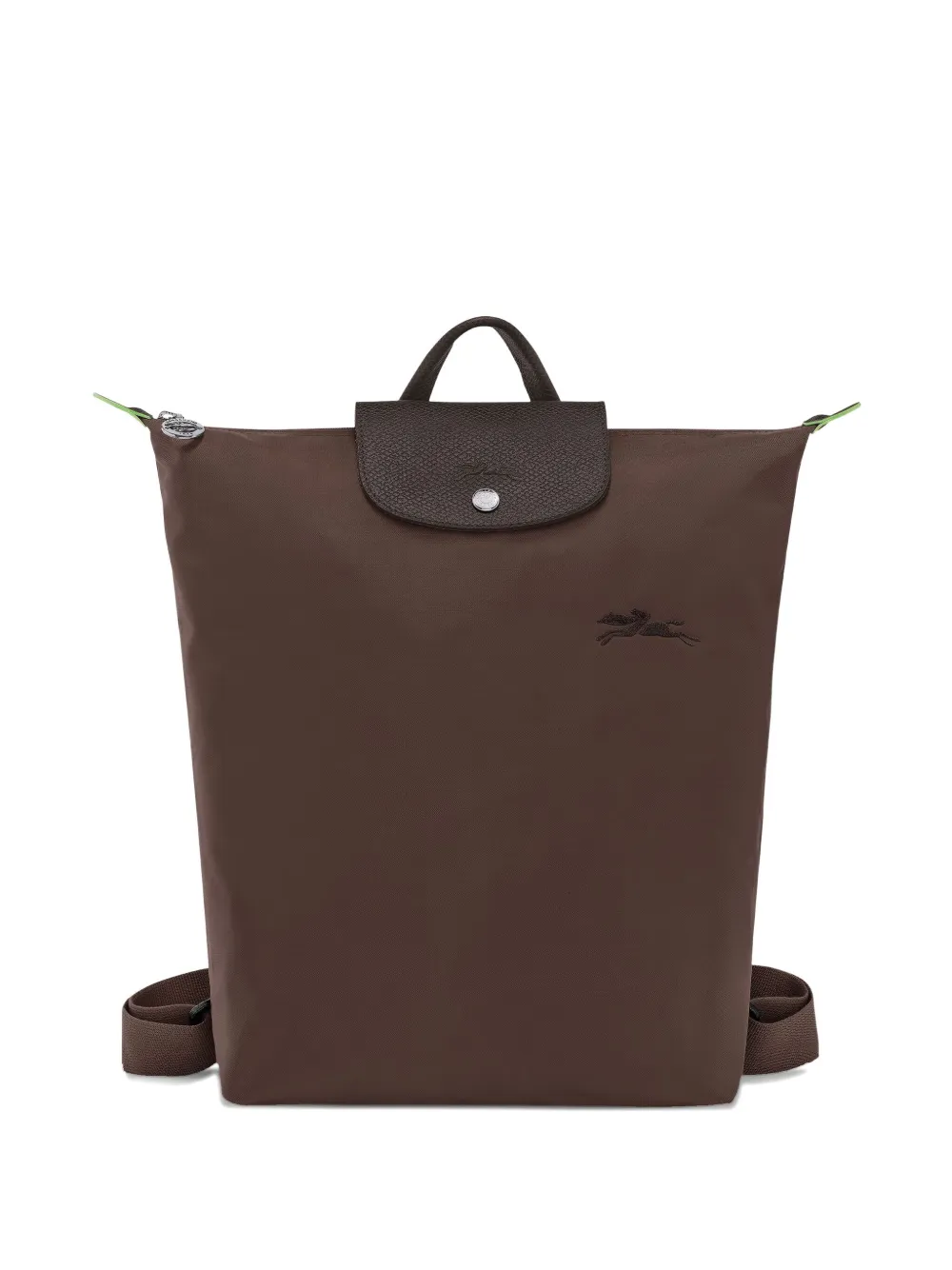 Longchamp sac à dos Le Pliage à rabat | marron | Image 1