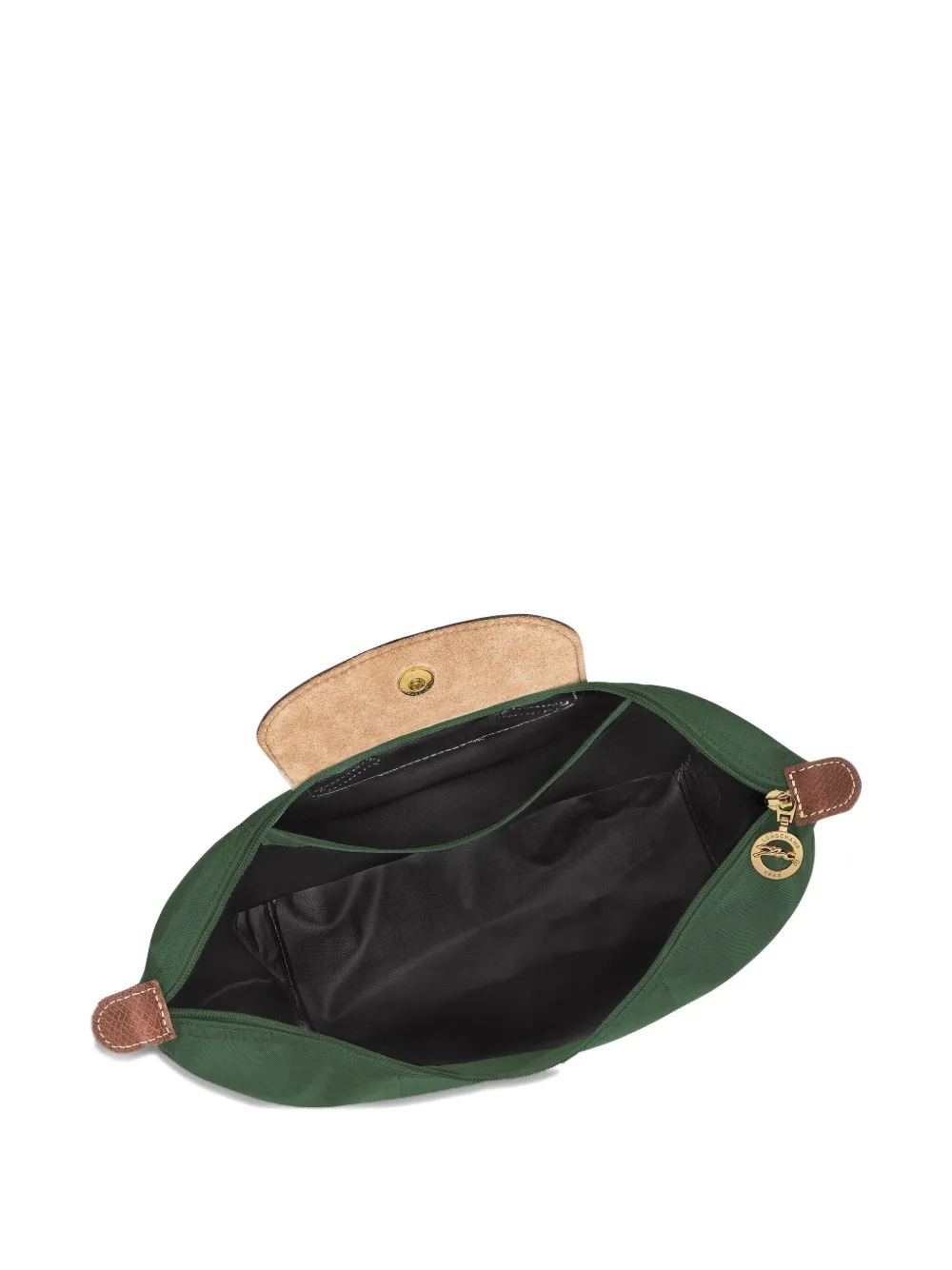 Longchamp Rugzak met logoplakkaat Groen
