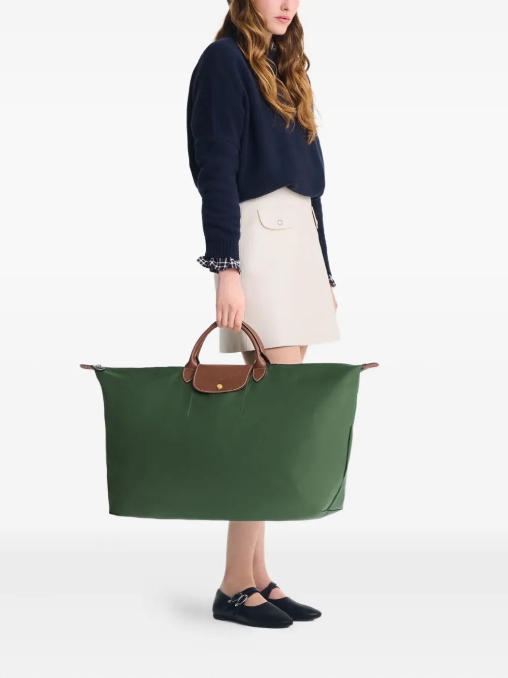 Longchamp large top-zip tote bag | Image 2
