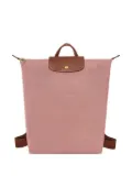 Longchamp zip-up backpack - Pink