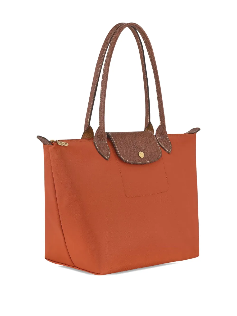Longchamp Canvas shopper Oranje