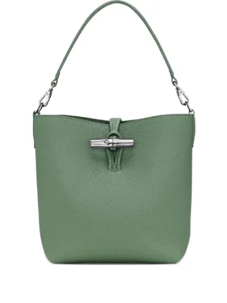 longchamp green bucket bag