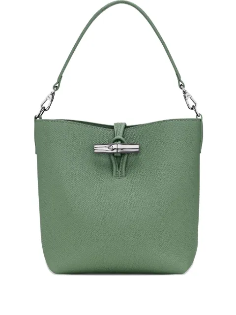 Longchamp Le Roseau textured leather bucket bag