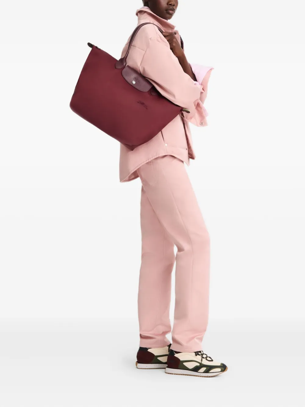 Longchamp Le Pliage shopper Paars