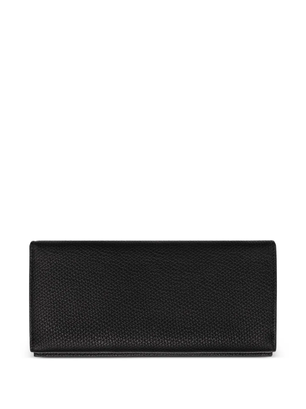 Longchamp Le Roseau leren portemonnee met textuur Zwart