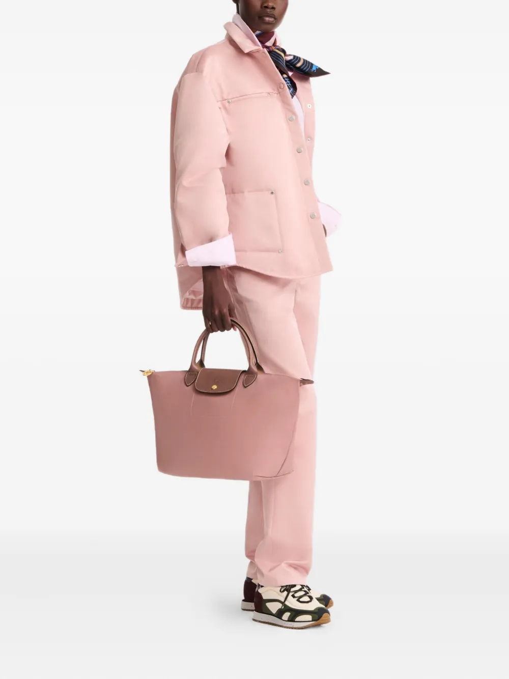 Longchamp Le Pliage shopper Roze