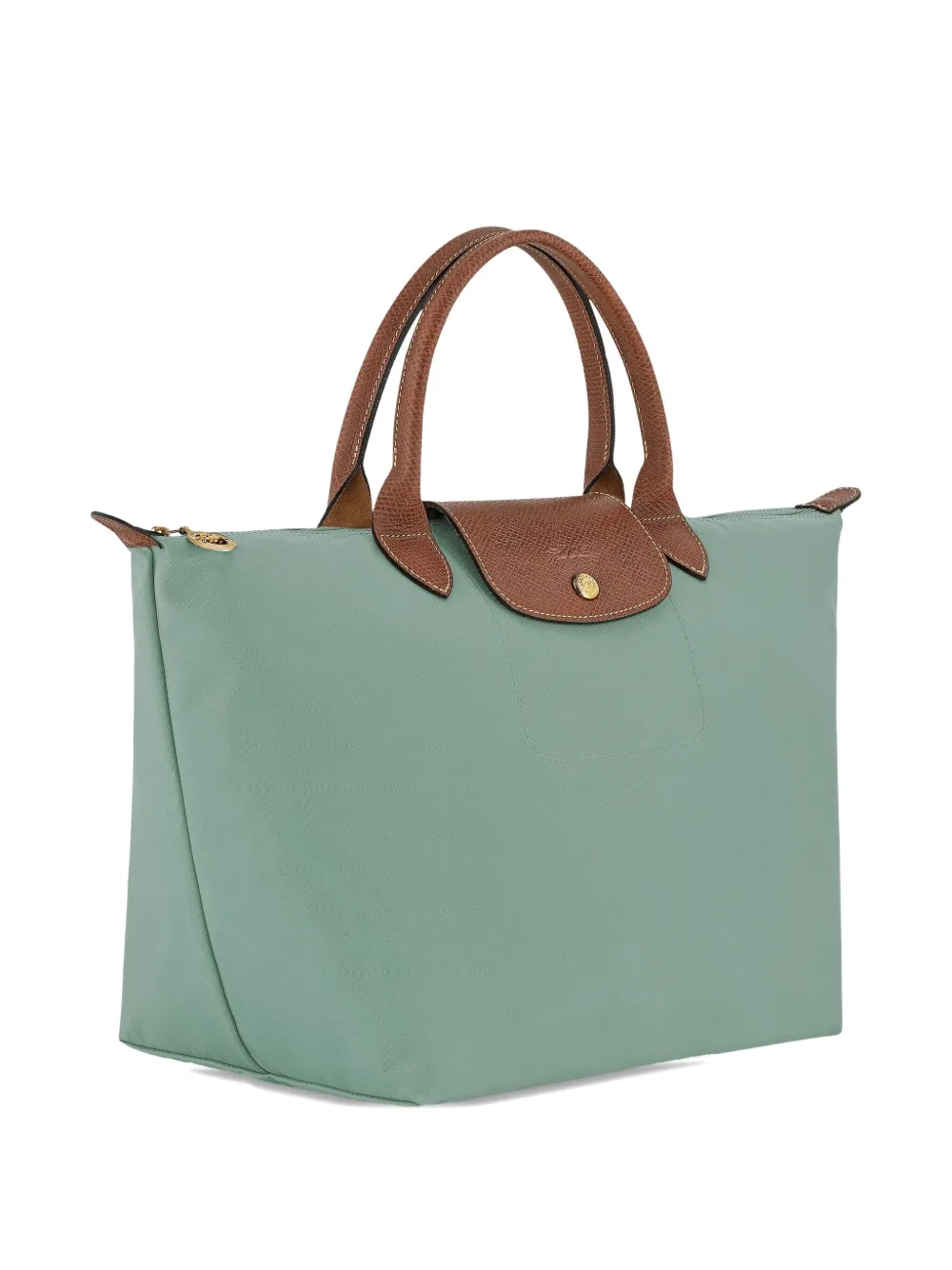 Longchamp Le Pliage Original medium shopper Groen