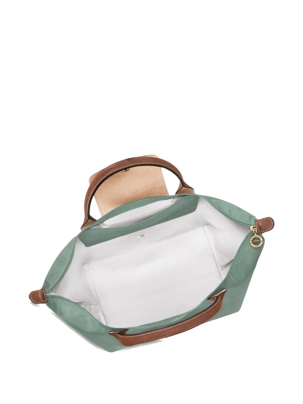 Longchamp Le Pliage Original medium shopper Groen