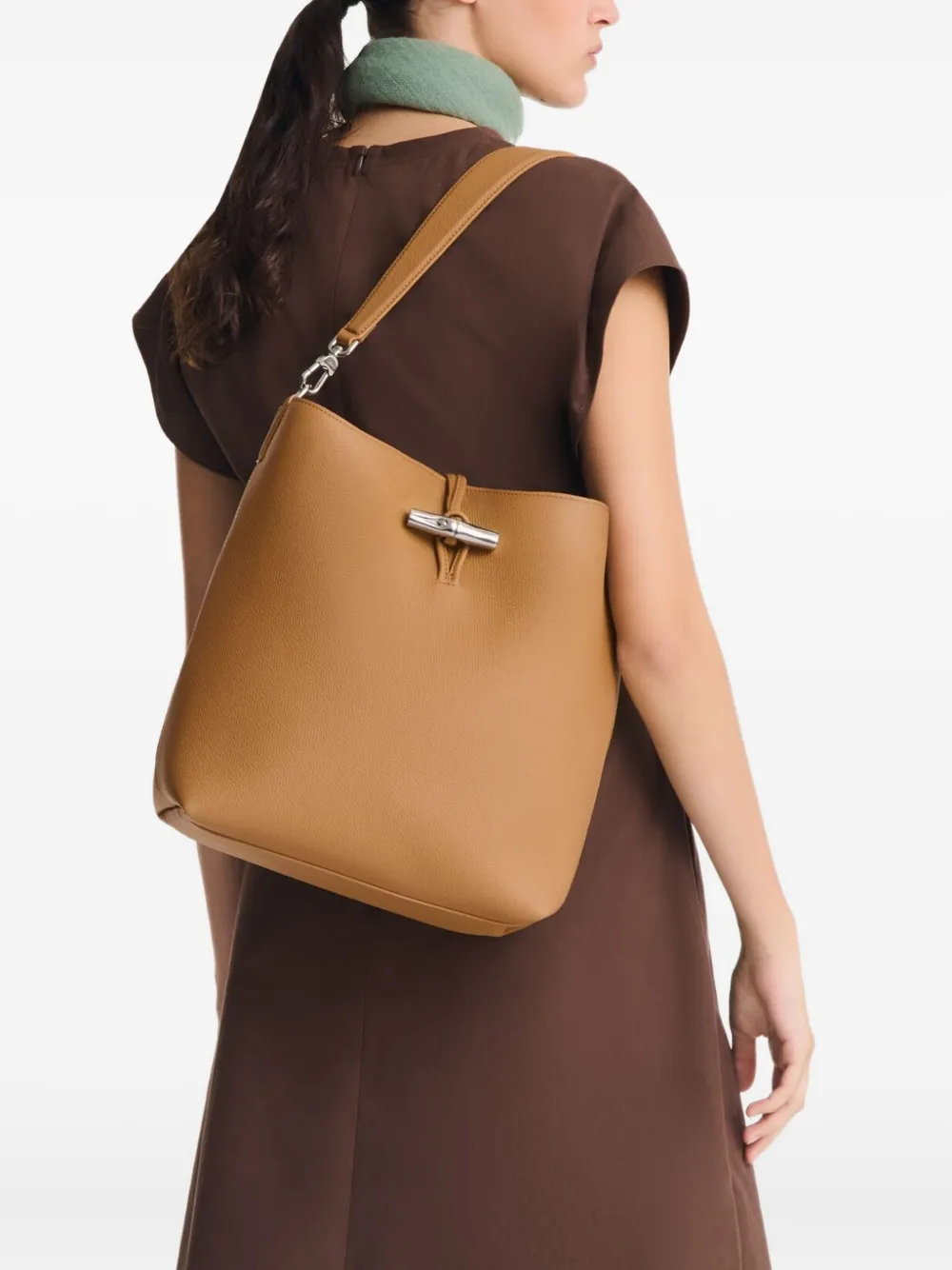 Longchamp medium Le Roseau shoulder bag | Image 2