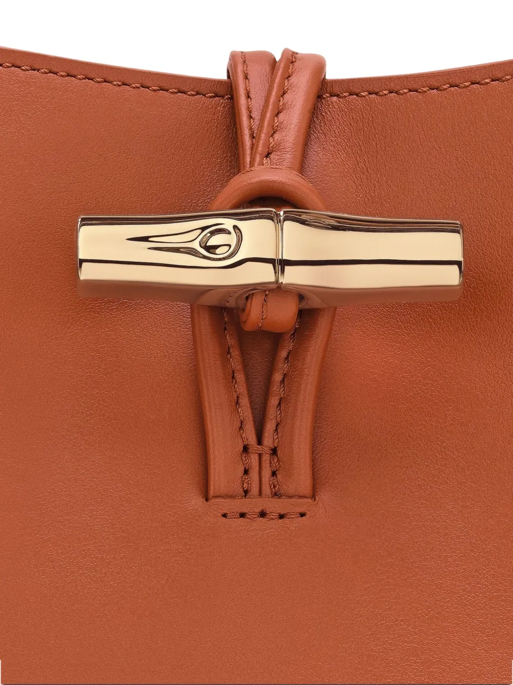 Longchamp Le Roseau schoudertas - Oranje