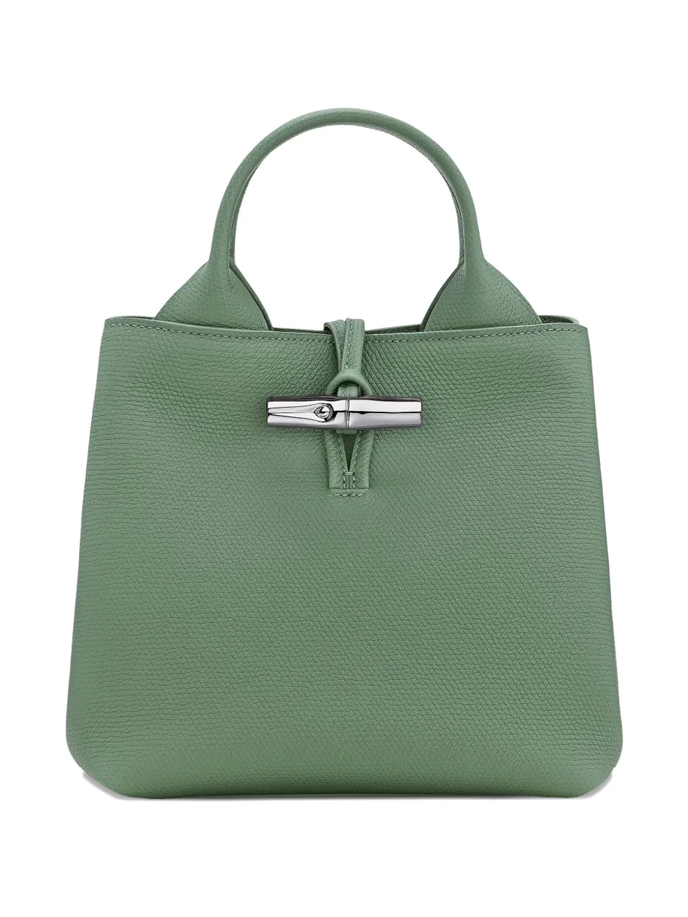 Longchamp Le Roseau kleine shopper Groen
