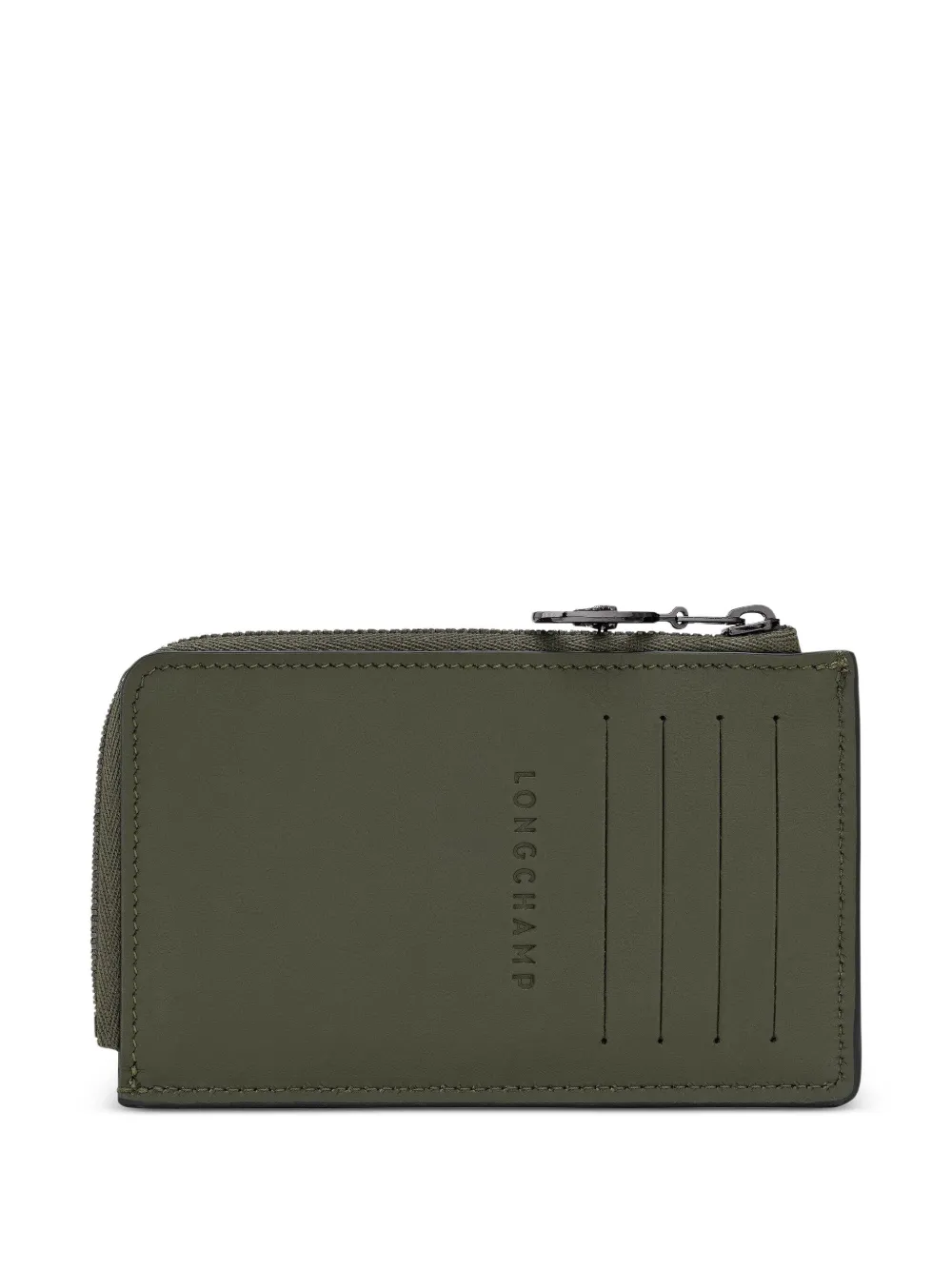 Longchamp embossed leather cardholder | Green | Image 1