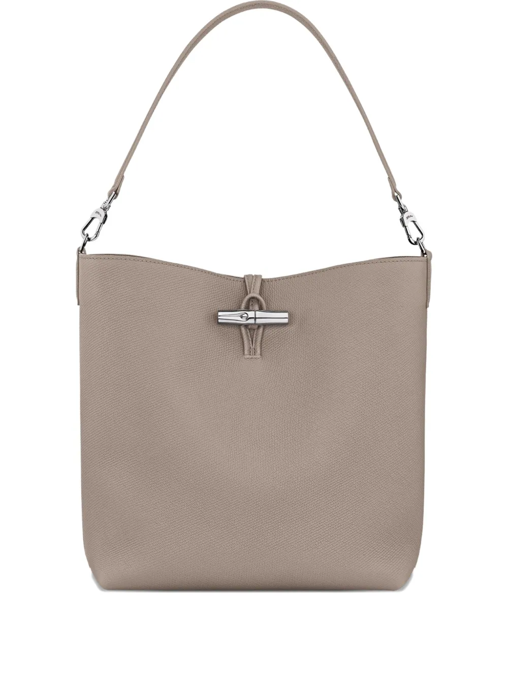 Longchamp Le Roseau medium schoudertas Beige