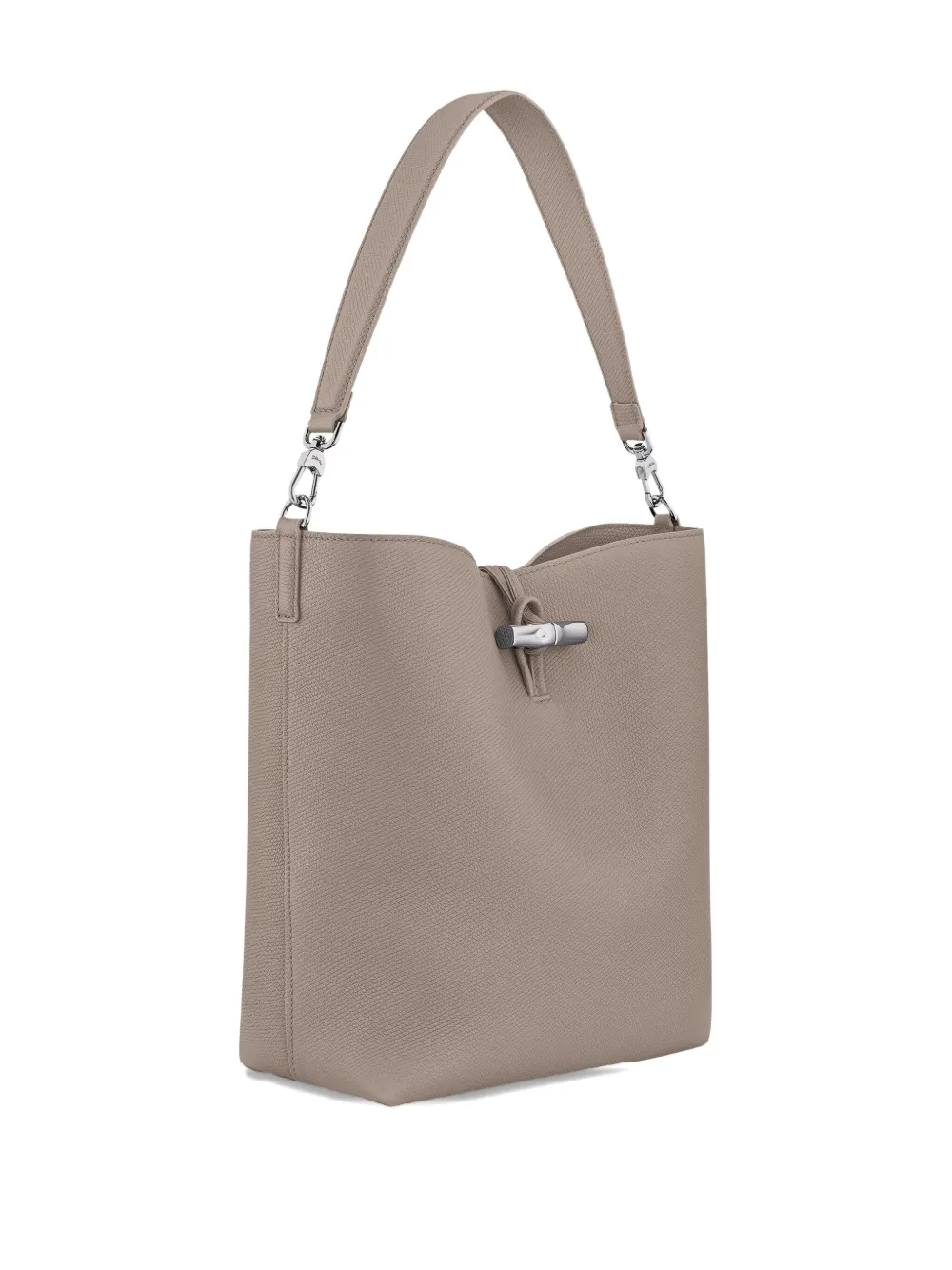 Longchamp Le Roseau medium schoudertas Beige