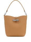 Longchamp small Le Roseau bucket bag - Brown