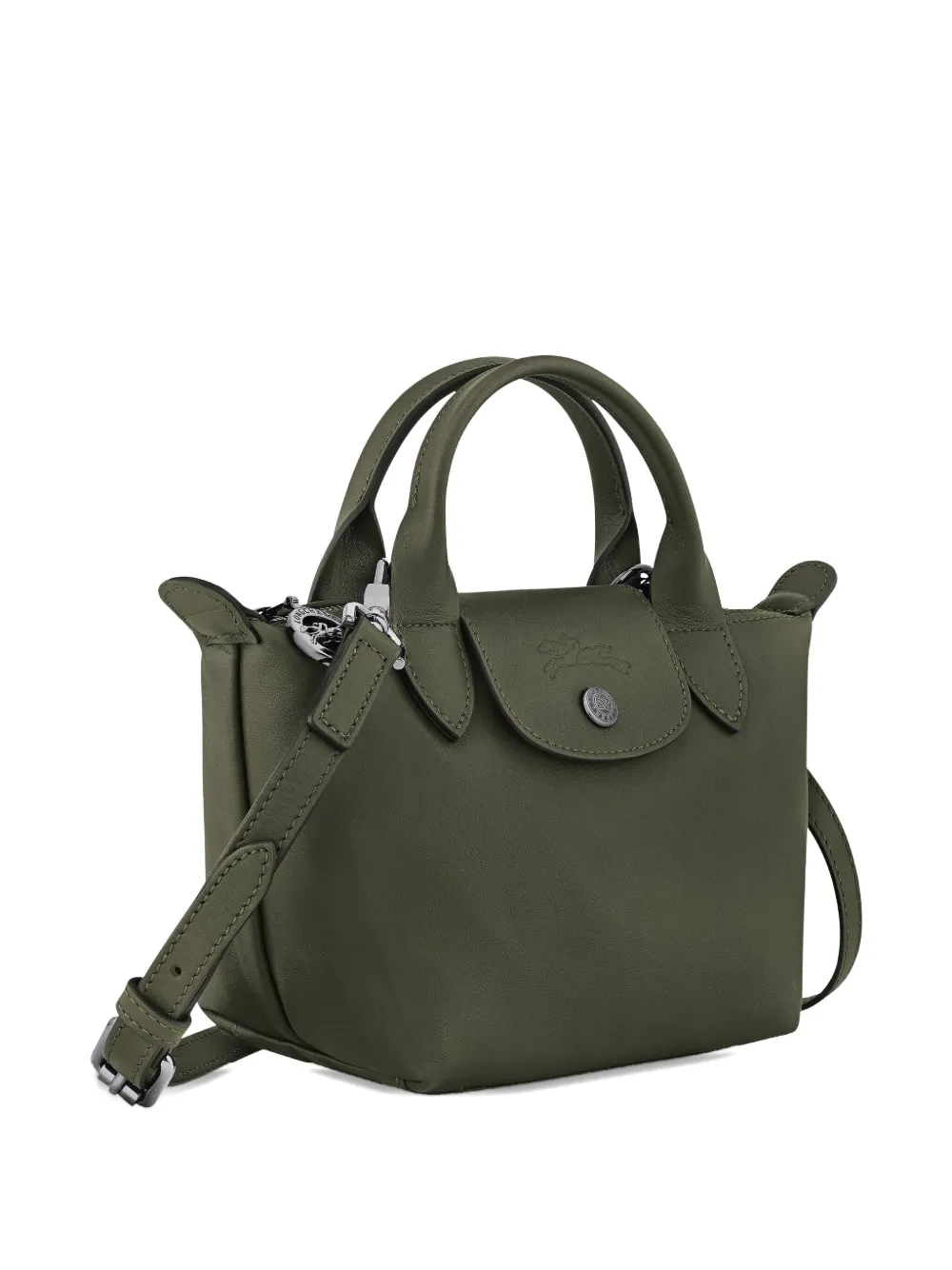 Longchamp Le Pliage mini-tas Groen