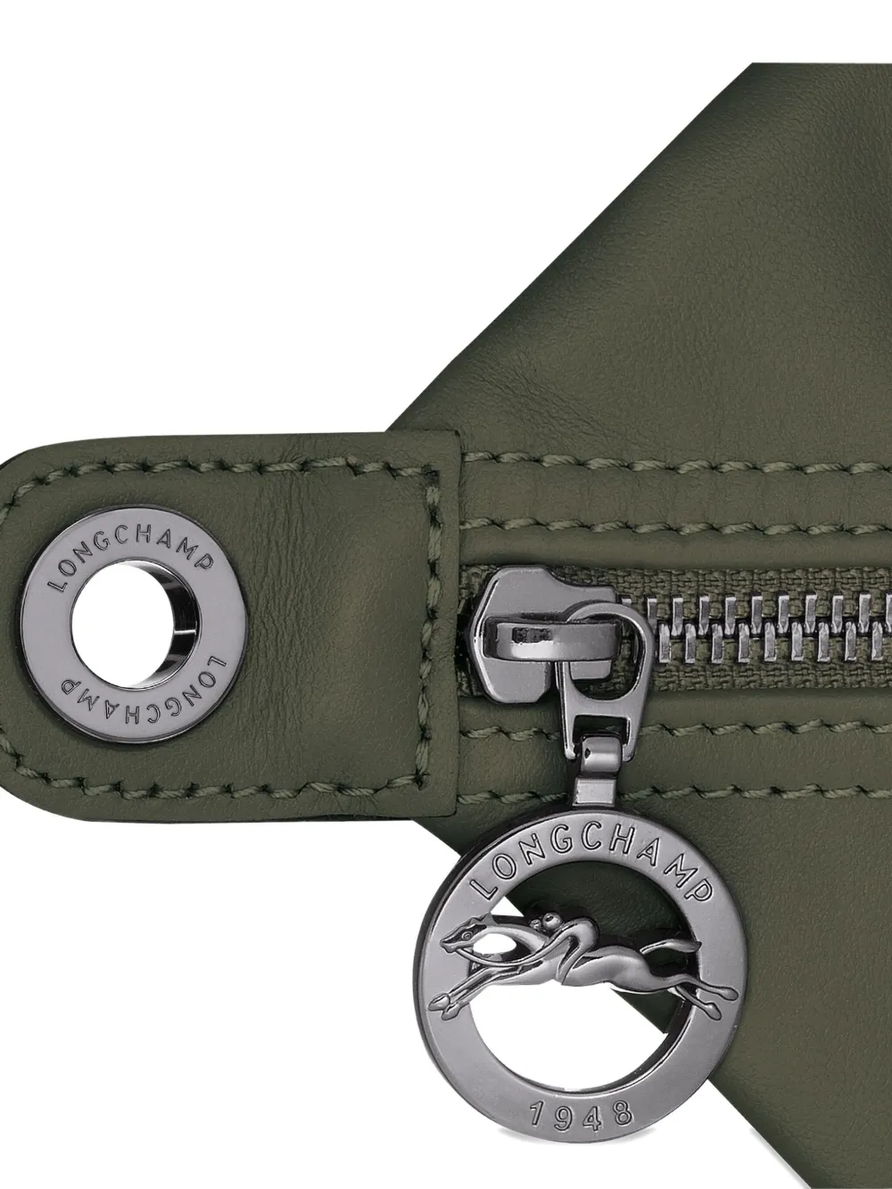 Longchamp Le Pliage medium schoudertas Groen