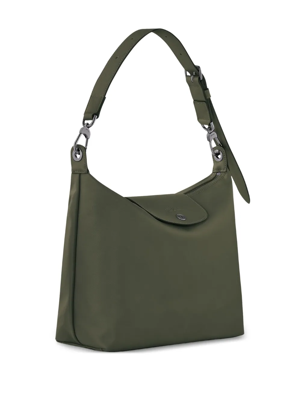 Longchamp Le Pliage medium schoudertas Groen