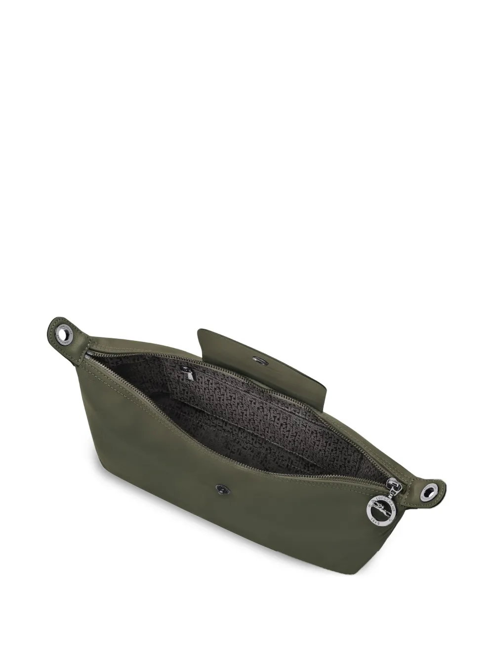 Longchamp Le Pliage medium schoudertas Groen