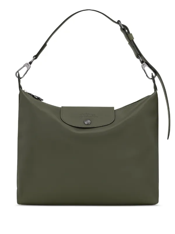 Longchamp ル プリアージュ ショルダーバッグ M | グリーン | FARFETCH JP