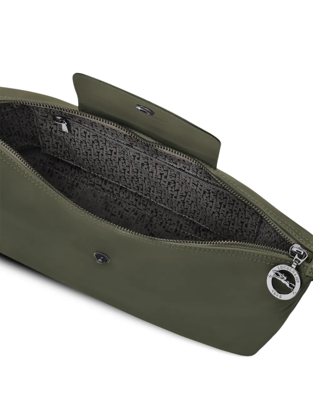 Longchamp ル プリアージュ ショルダーバッグ M | グリーン | FARFETCH JP