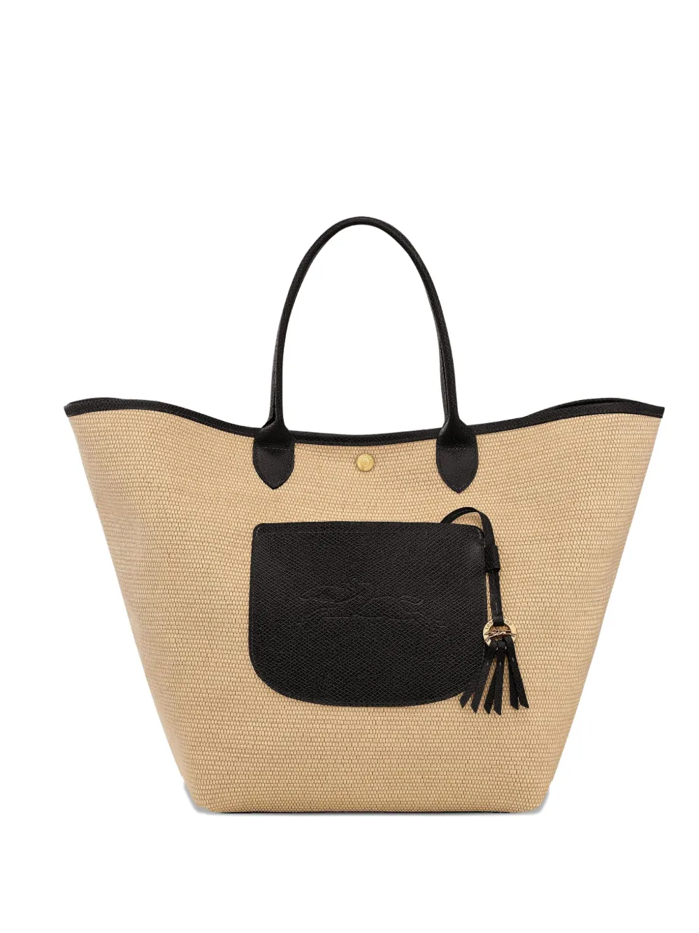 Le Pilage woven straw tote bag