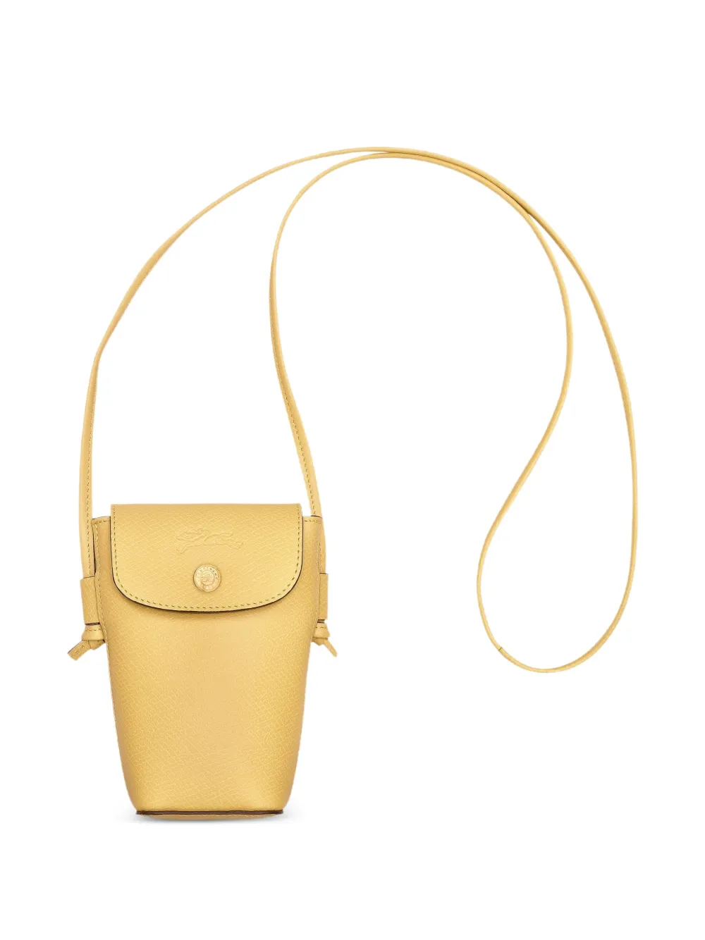 Longchamp Épure スマホケース - イエロー Longchamp Épure スマホケース - イエロー