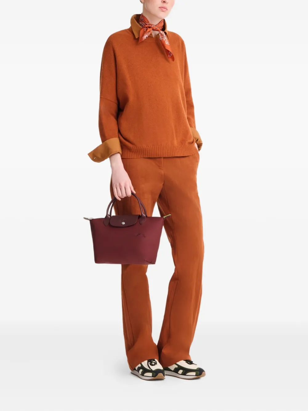 Longchamp Le Pliage kleine shopper Rood