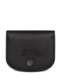 Longchamp Pliage leather cardholder - Black