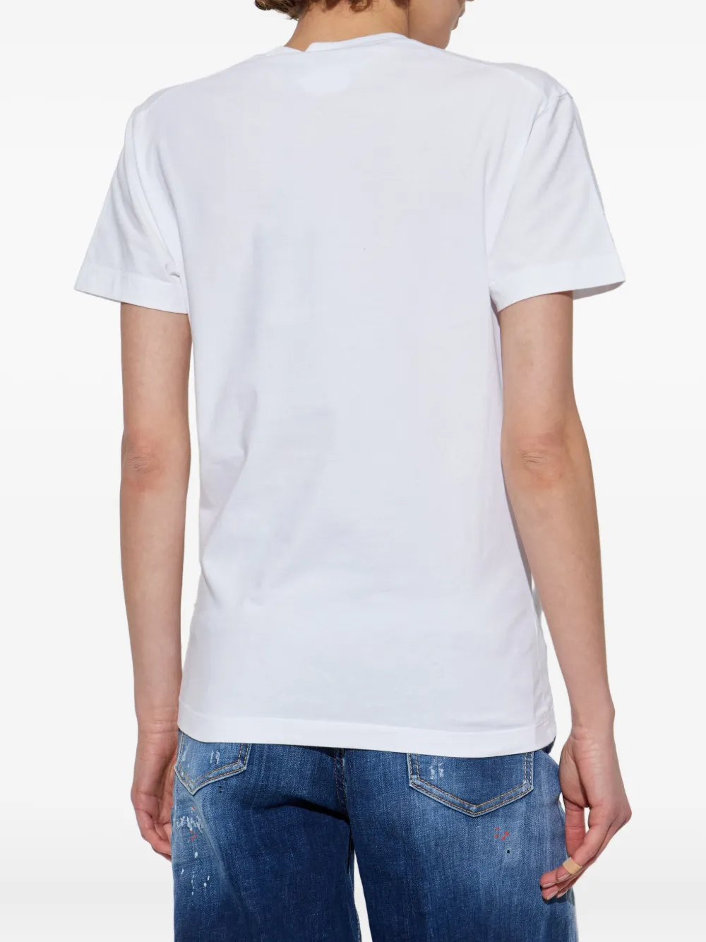 DSQUARED2 T-shirt met print Wit