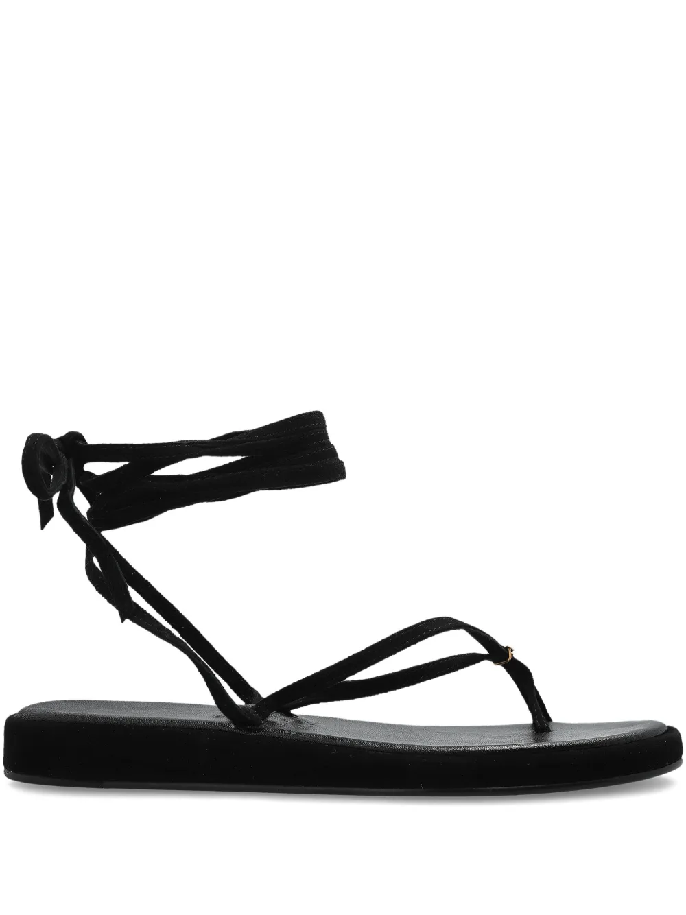 Tory Burch sandales en daim | noir | Image 1
