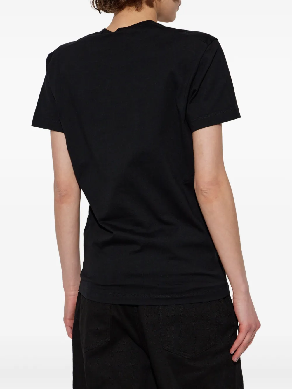 DSQUARED2 T-shirt met print Zwart