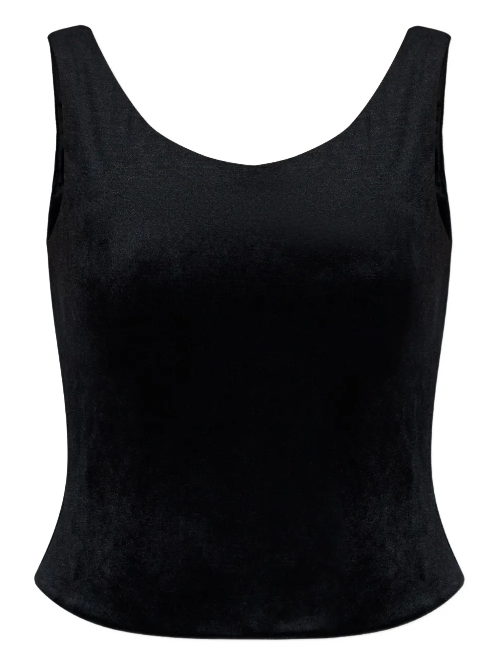 Balenciaga Canotta in velluto - Nero