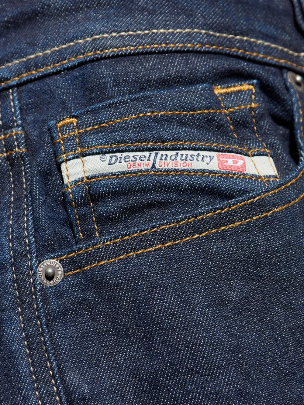 Diesel Straight jeans Blauw